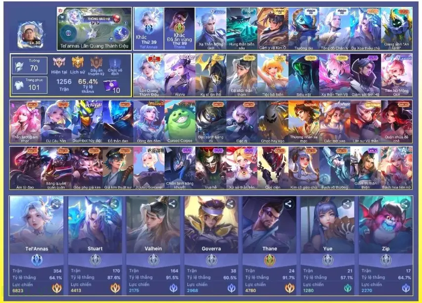 Phát Acc LQ 0K