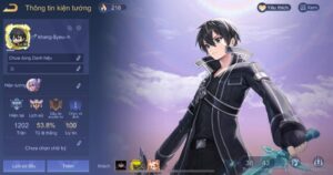 Acc Liên Quân Có Skin Kirito Free
