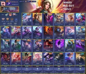 Acc Liên Quân Miễn Phí Uy Tín 100