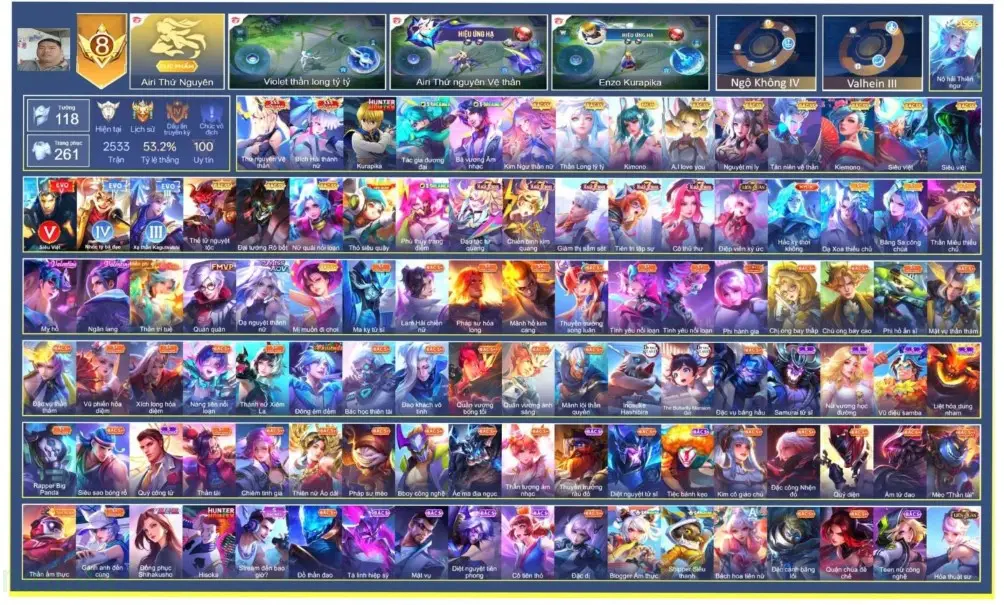 Acc Liên Quân Miễn