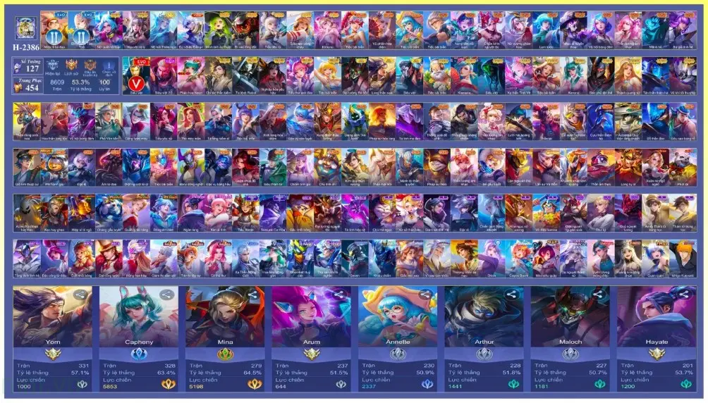 Shop Bán Acc Liên Quân Uy Tín Giá Rẻ