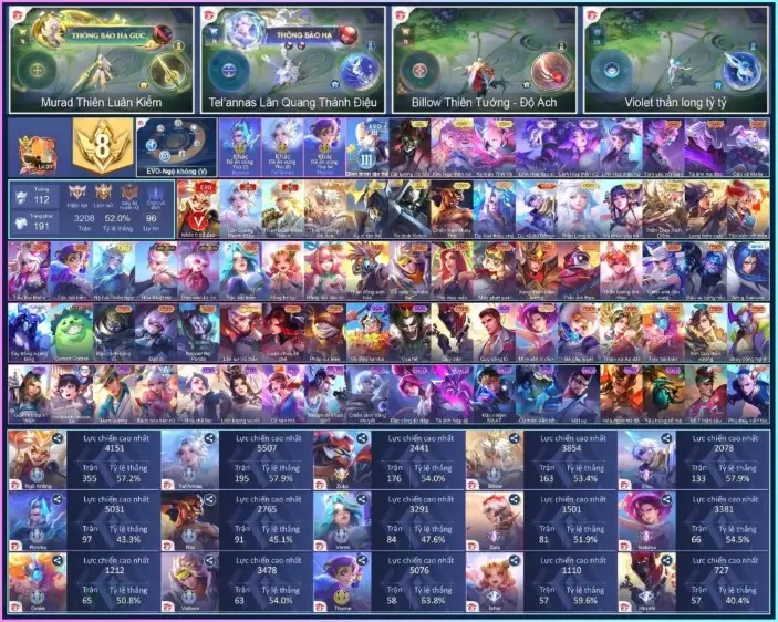 Tặng Acc Liên Quân Garena: Kho Nick Trắng Thông Tin