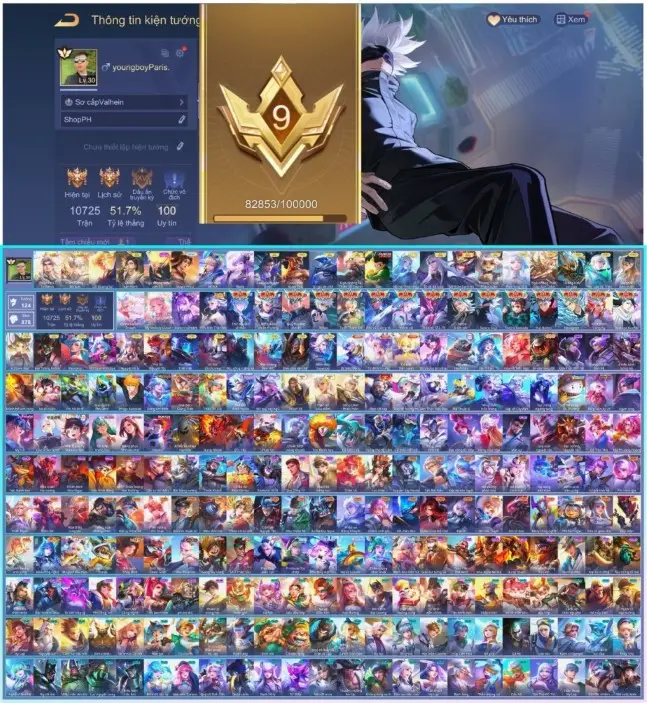 Tặng Nick Liên Quân Miễn Phí Garena
