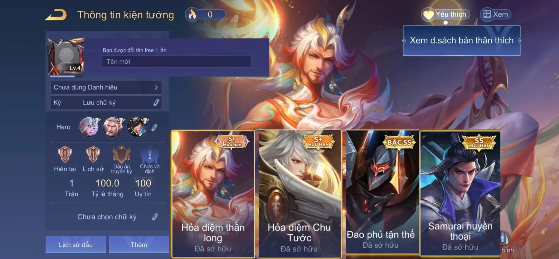 Tặng Tài Khoản