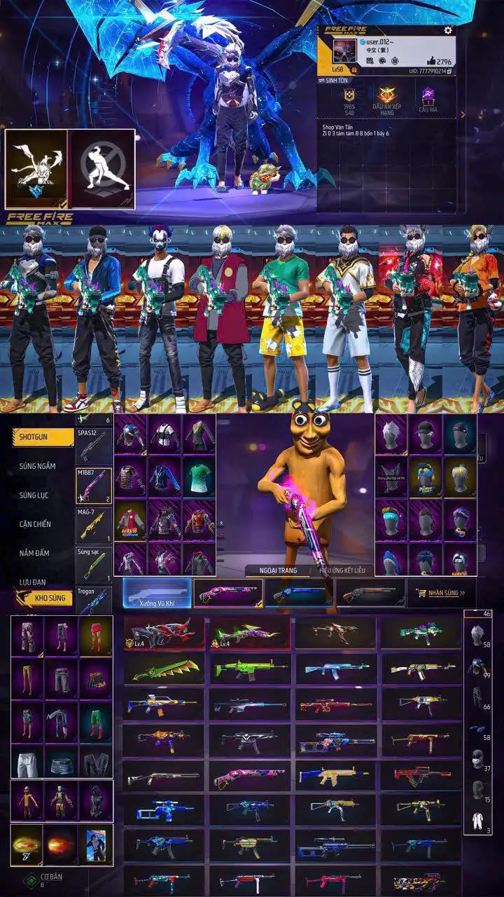 Phân Loại Acc FF Miễn Phí