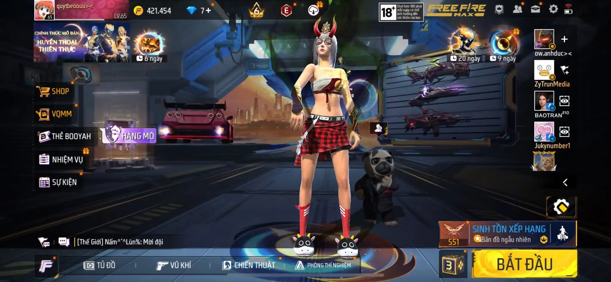 Truy Cập Tìm Kiếm Acc FF LV8 Free